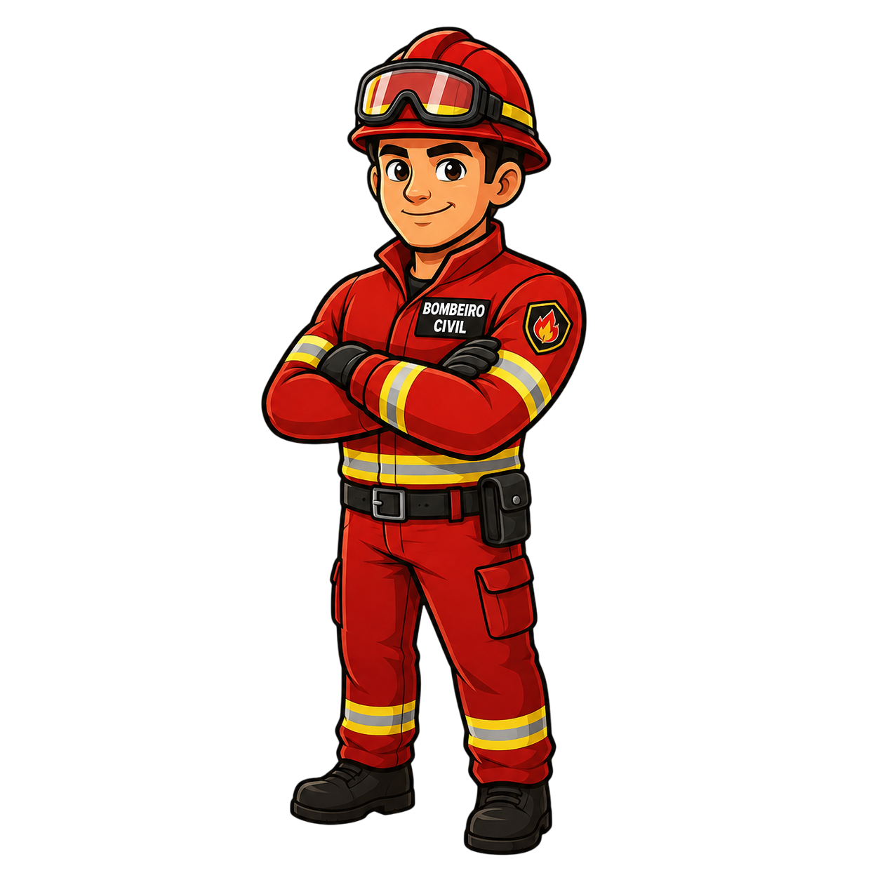 Personagem Bombeiro Civil